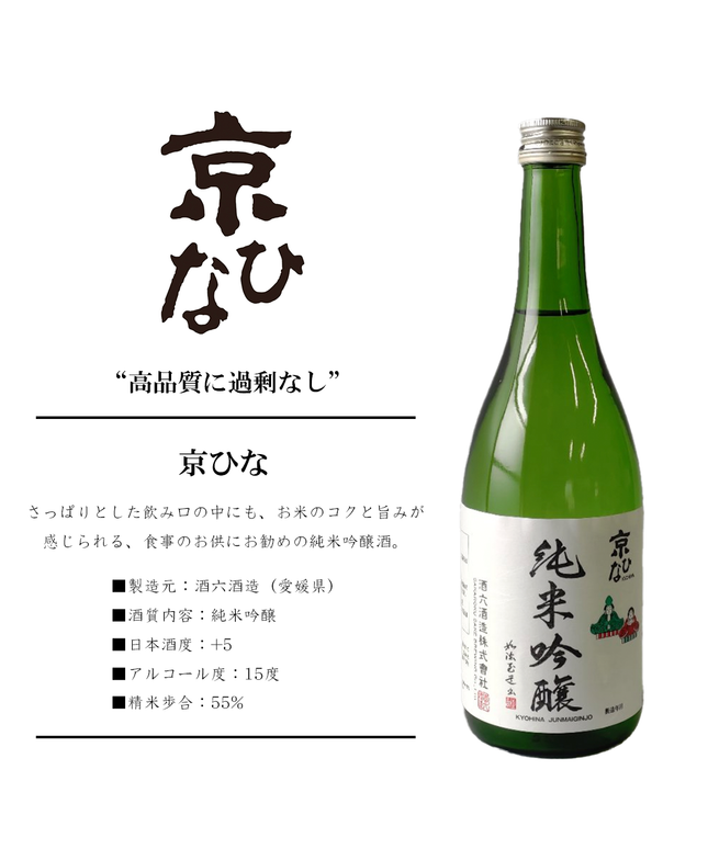 『京ひな 純米吟醸』