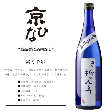 『祈り千年』純米大吟醸〔箱付き〕