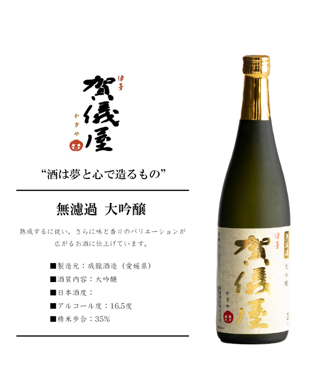 無濾過 大吟醸 ホワイトラベル