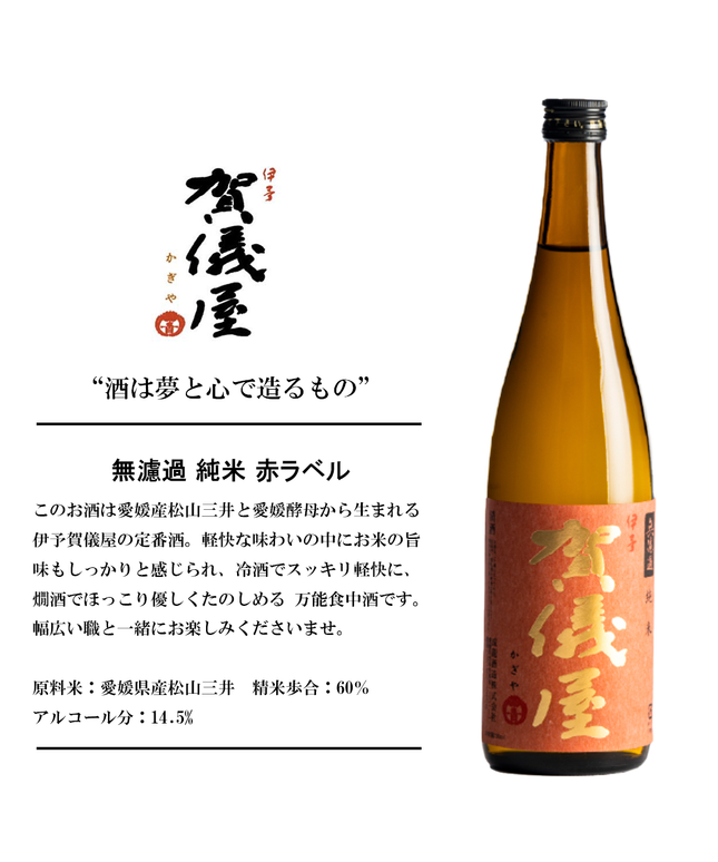 無濾過 純米 赤ラベル
