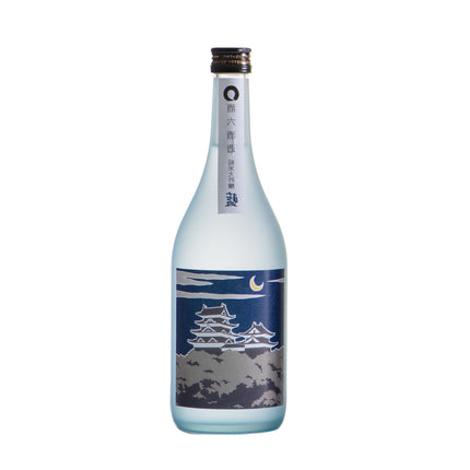 大洲城ラベル【酒六酒造・夜景】720mlと選べる一合枡のセット【専用箱】