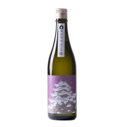 大洲城ラベル【協和酒造・朝景】720mlと選べる一合枡のセット【専用箱】